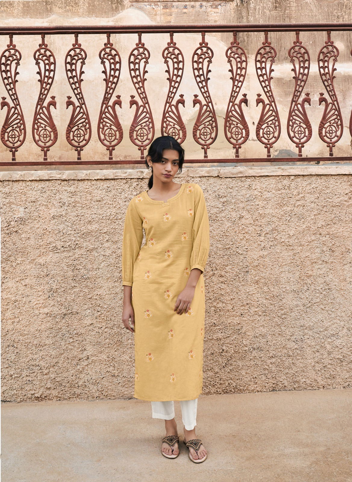 Colors 15 By Four Buttons 3231-3238 Designer Kurtis Catalog